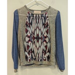 Loyd/Ford Silk Blend Metallic Thread Detail Blouse Size 0